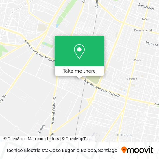 Mapa de Técnico Electricista-José Eugenio Balboa