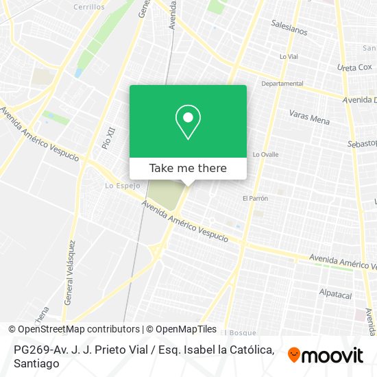 Mapa de PG269-Av. J. J. Prieto Vial / Esq. Isabel la Católica