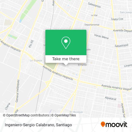 Ingeniero-Sergio Calabrano map