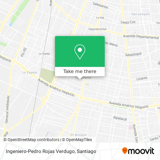 Ingeniero-Pedro Rojas Verdugo map