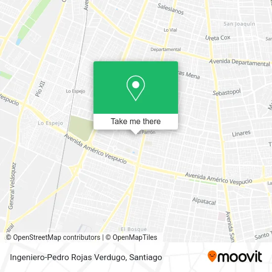 Ingeniero-Pedro Rojas Verdugo map