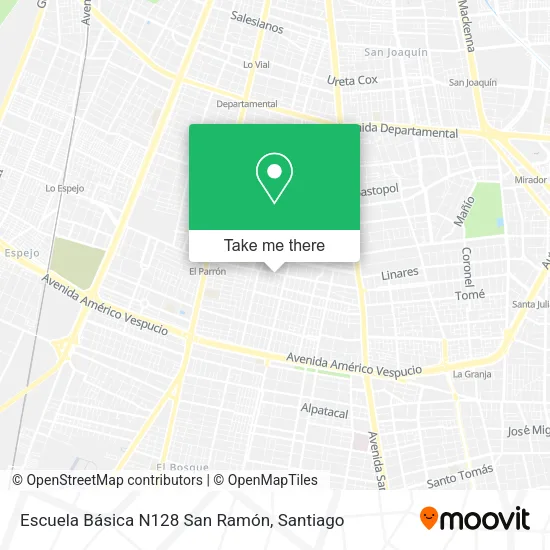 Escuela Básica N128 San Ramón map