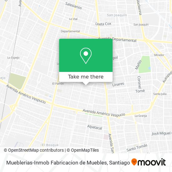 Mueblerias-Inmob Fabricacion de Muebles map