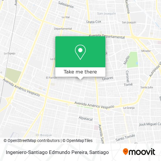 Mapa de Ingeniero-Santiago Edmundo Pereira