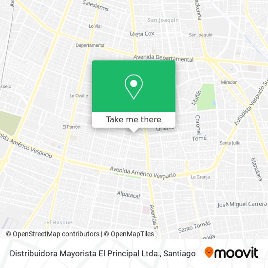 Distribuidora Mayorista El Principal Ltda. map