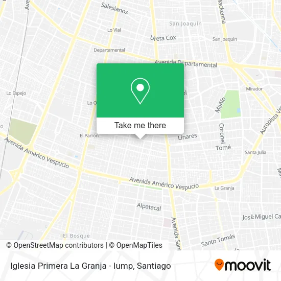 Iglesia Primera La Granja - Iump map