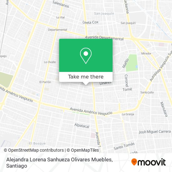 Alejandra Lorena Sanhueza Olivares Muebles map