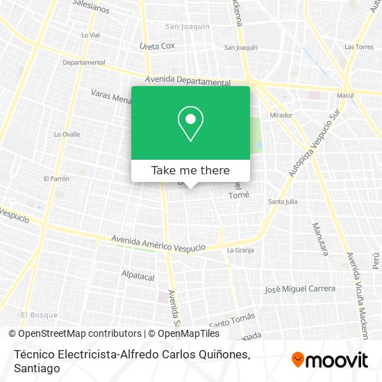 Técnico Electricista-Alfredo Carlos Quiñones map