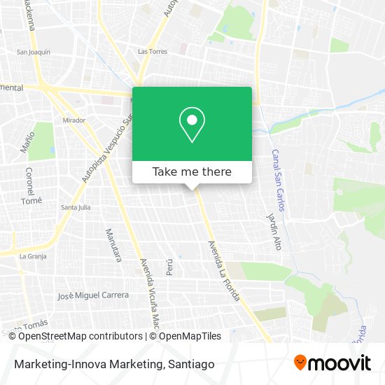 Marketing-Innova Marketing map