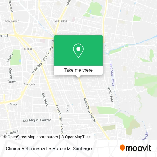 Clínica Veterinaria La Rotonda map