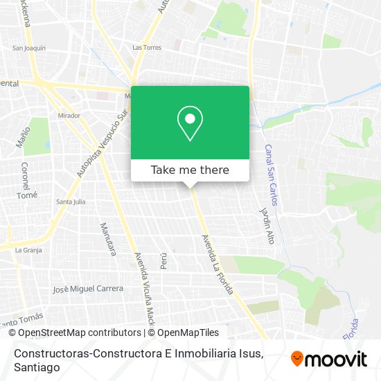 Constructoras-Constructora E Inmobiliaria Isus map