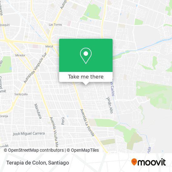 Terapia de Colon map