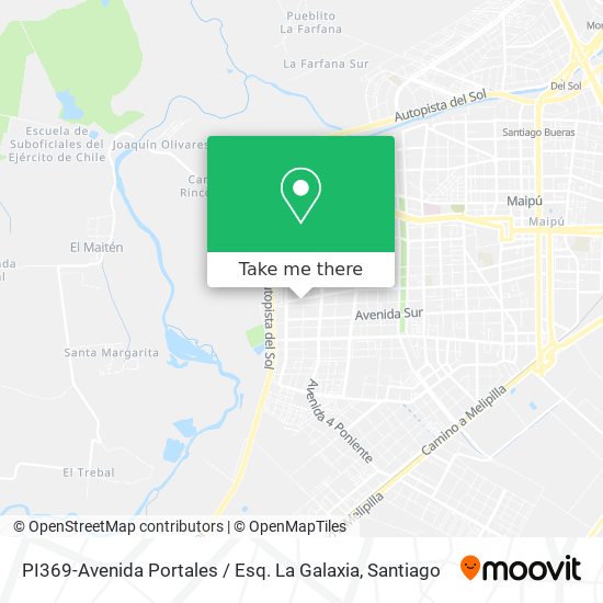 PI369-Avenida Portales / Esq. La Galaxia map