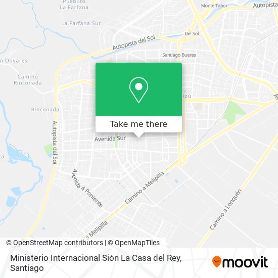 Ministerio Internacional Sión La Casa del Rey map