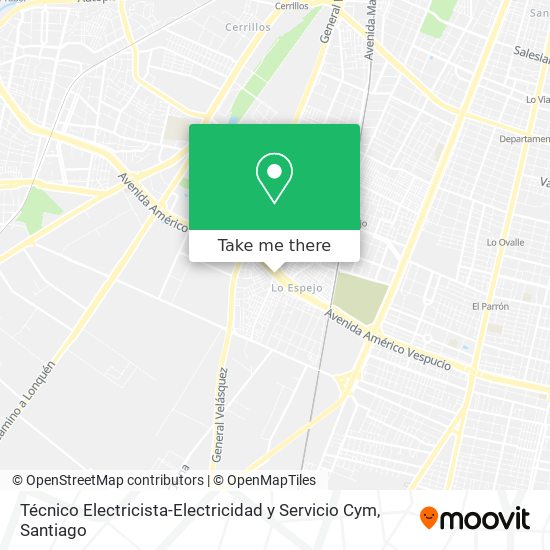 Mapa de Técnico Electricista-Electricidad y Servicio Cym