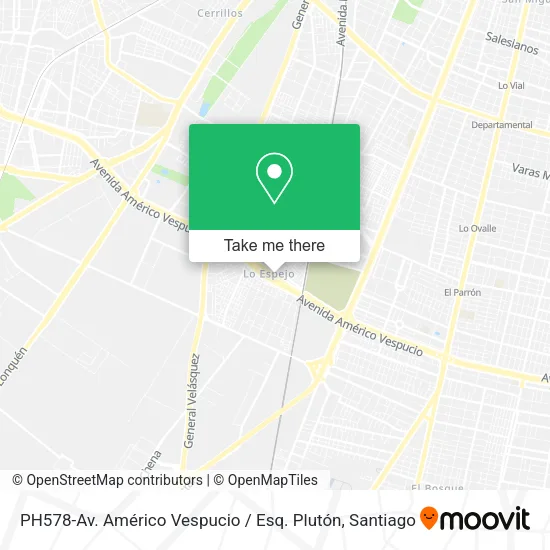 PH578-Av. Américo Vespucio / Esq. Plutón map