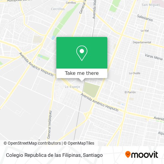 Colegio Republica de las Filipinas map