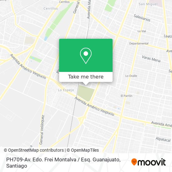 PH709-Av. Edo. Frei Montalva / Esq. Guanajuato map
