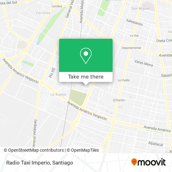 Radio Taxi Imperio map