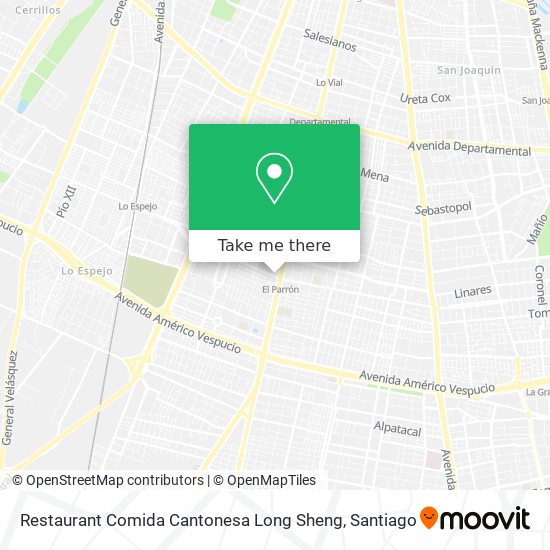 Restaurant Comida Cantonesa Long Sheng map