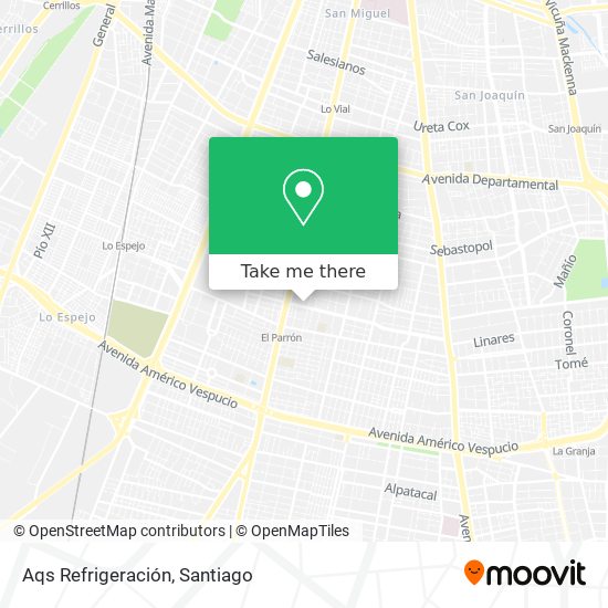 Aqs Refrigeración map