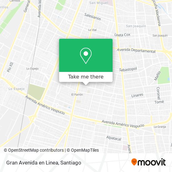 Gran Avenida en Linea map