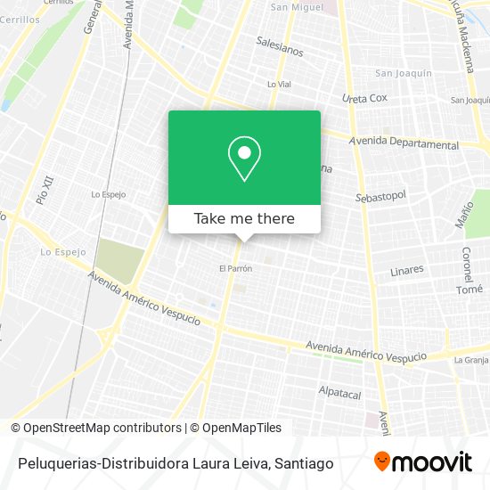 Peluquerias-Distribuidora Laura Leiva map