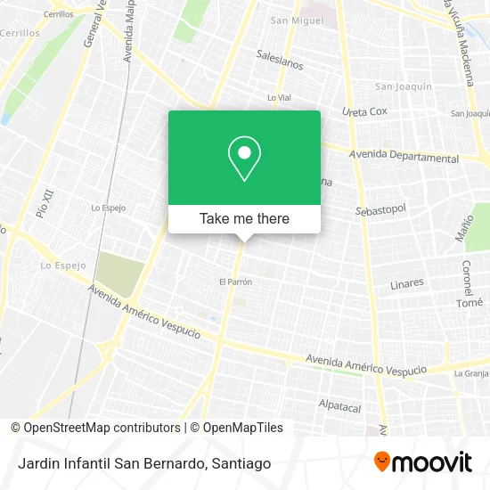 Jardin Infantil San Bernardo map