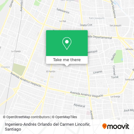 Ingeniero-Andrés Orlando del Carmen Lincoñir map
