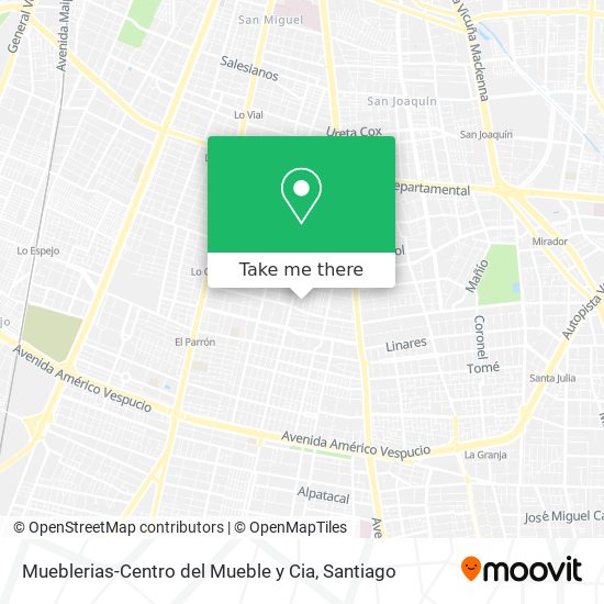 Mueblerias-Centro del Mueble y Cia map