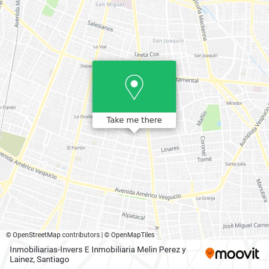 Inmobiliarias-Invers E Inmobiliaria Melin Perez y Lainez map