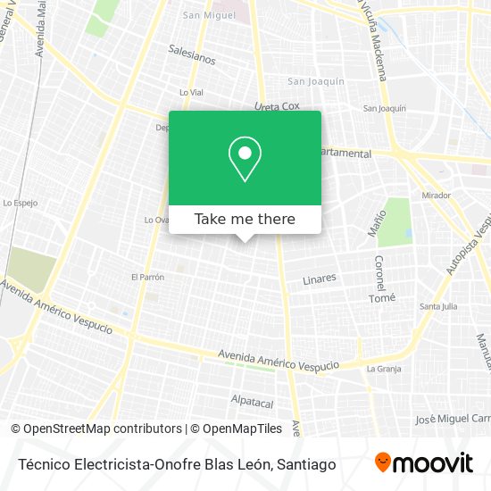 Técnico Electricista-Onofre Blas León map