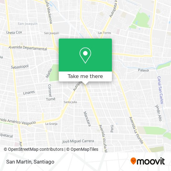 Mapa de San Martín