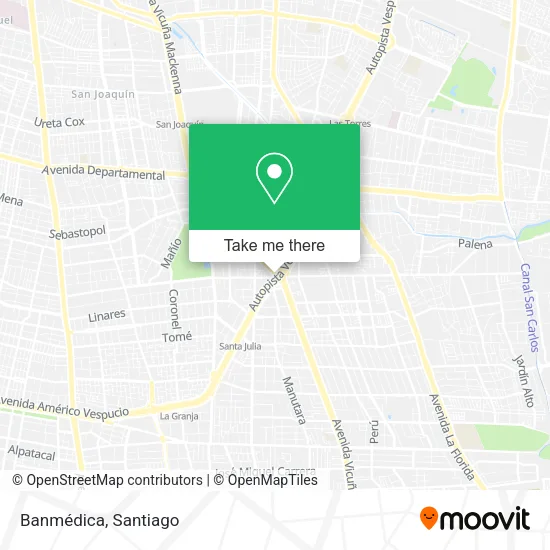 Banmédica map
