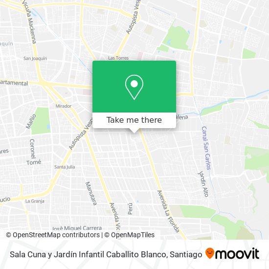 Sala Cuna y Jardín Infantil Caballito Blanco map
