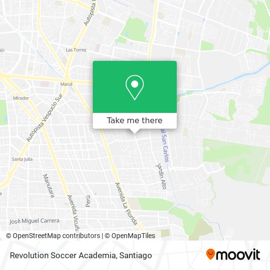 Mapa de Revolution Soccer Academia