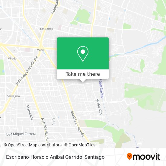 Escribano-Horacio Aníbal Garrido map