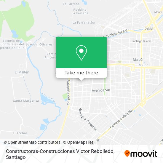 Constructoras-Construcciones Victor Rebolledo map