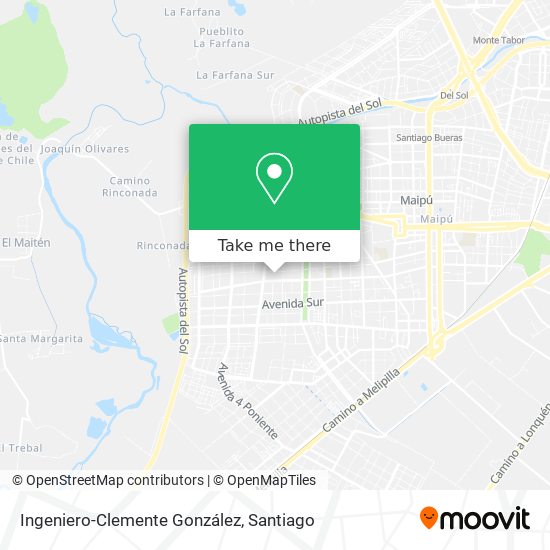 Ingeniero-Clemente González map