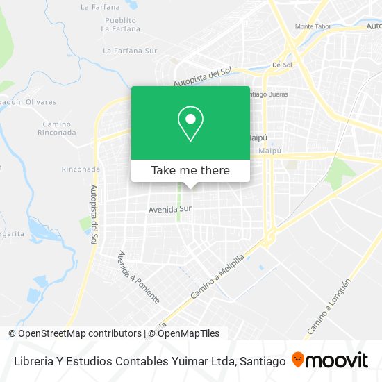 Mapa de Libreria Y Estudios Contables Yuimar Ltda