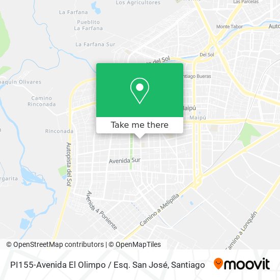 PI155-Avenida El Olimpo / Esq. San José map