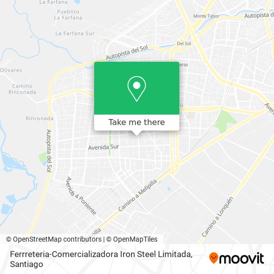 Ferrreteria-Comercializadora Iron Steel Limitada map