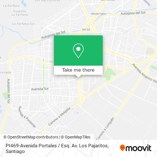 PI469-Avenida Portales / Esq. Av. Los Pajaritos map