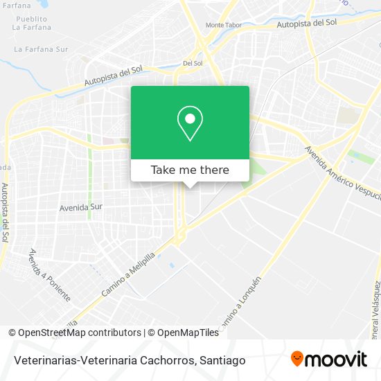 Veterinarias-Veterinaria Cachorros map