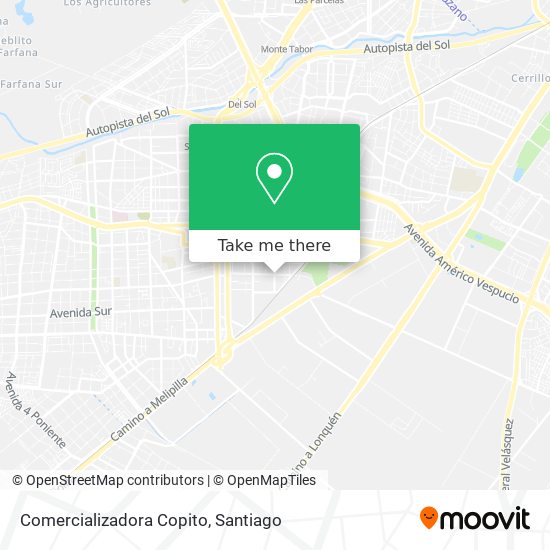 Comercializadora Copito map