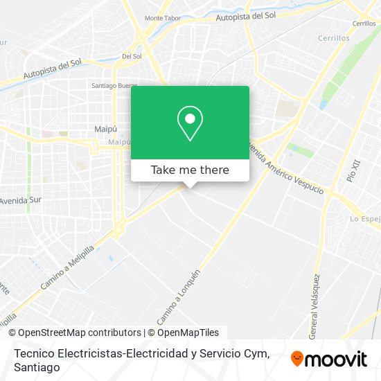 Tecnico Electricistas-Electricidad y Servicio Cym map
