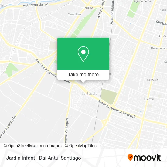 Jardin Infantil Dai Antu map