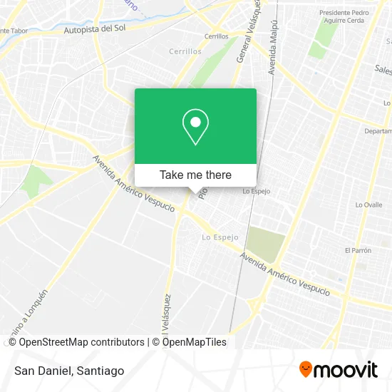 San Daniel map