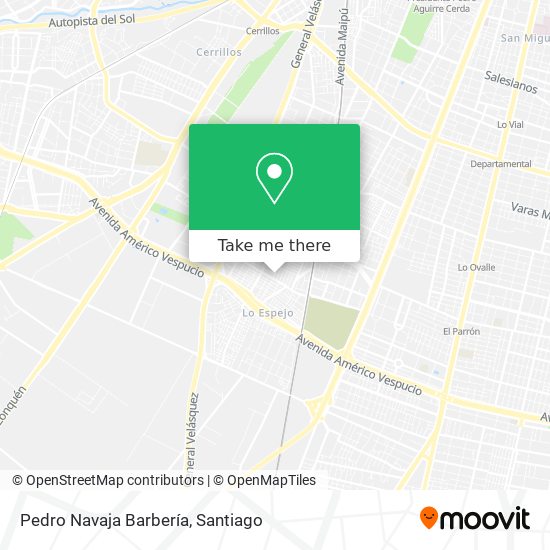 Pedro Navaja Barbería map