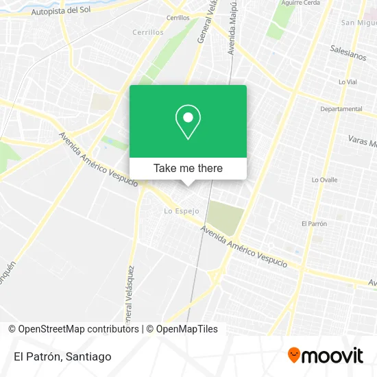 El Patrón map